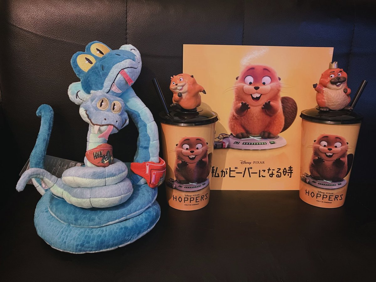 thisisgyen's tweet photo. HOPPERS🦫🪵私がビーバーになる時
みた方が良い🦎🦎🦎
面白い🚀
あとこのアメリカで買ったズートピアのゲイリー最高ｶﾜｲｲ🐍 https://t.co/NhdPrIeUuI