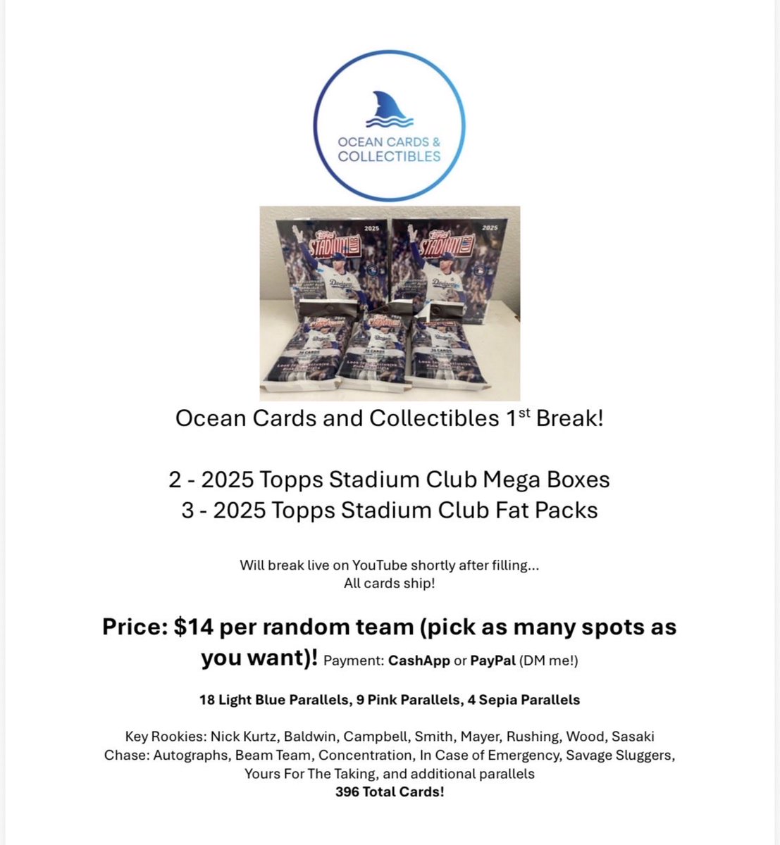 Ocean Cards and Collectibles tweet media