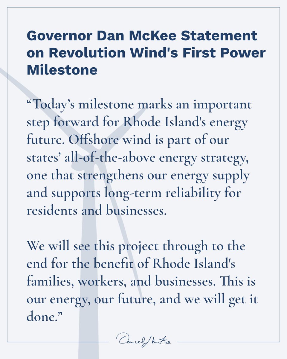 Governor Dan McKee tweet media