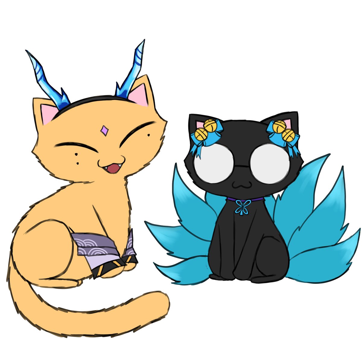 #ch0ker kitties in costumes!