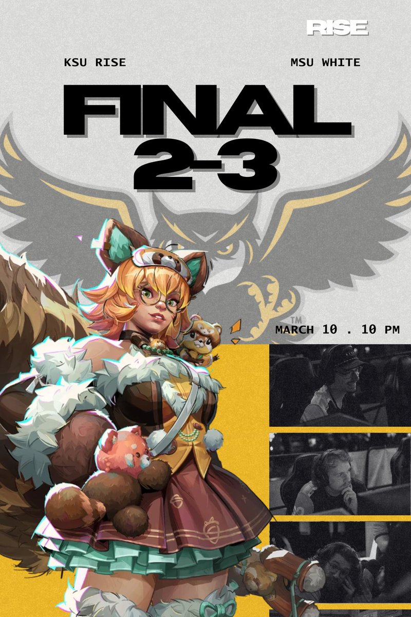 Final scores from our <a href="/neccgames/">NECC</a>  matches.
#ksu #marvelrivals