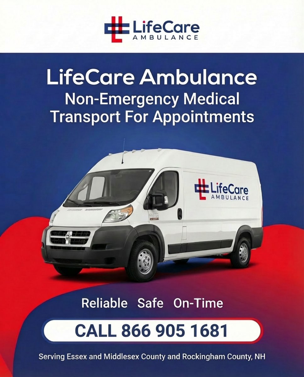 LCANewEngland's tweet image. Lifecare offers safe, reliable transport for non-emergency medical appointments. Call or visit us!

Booking is simple—just call us or visit our website bit.ly/requestrideform! 
 🌟 Schedule your ride today! 

#EMT #EMTLIFE #BLSPartner #EMTTraining