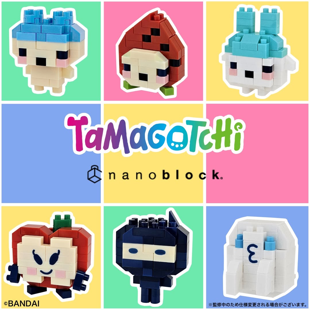 NanoblockUS's tweet image. nanoblock mininano Tamagotchi characters vol.2 (Blind Box)

Coming July 2026

#tamagotchi #nanoblock #bricks #blocks