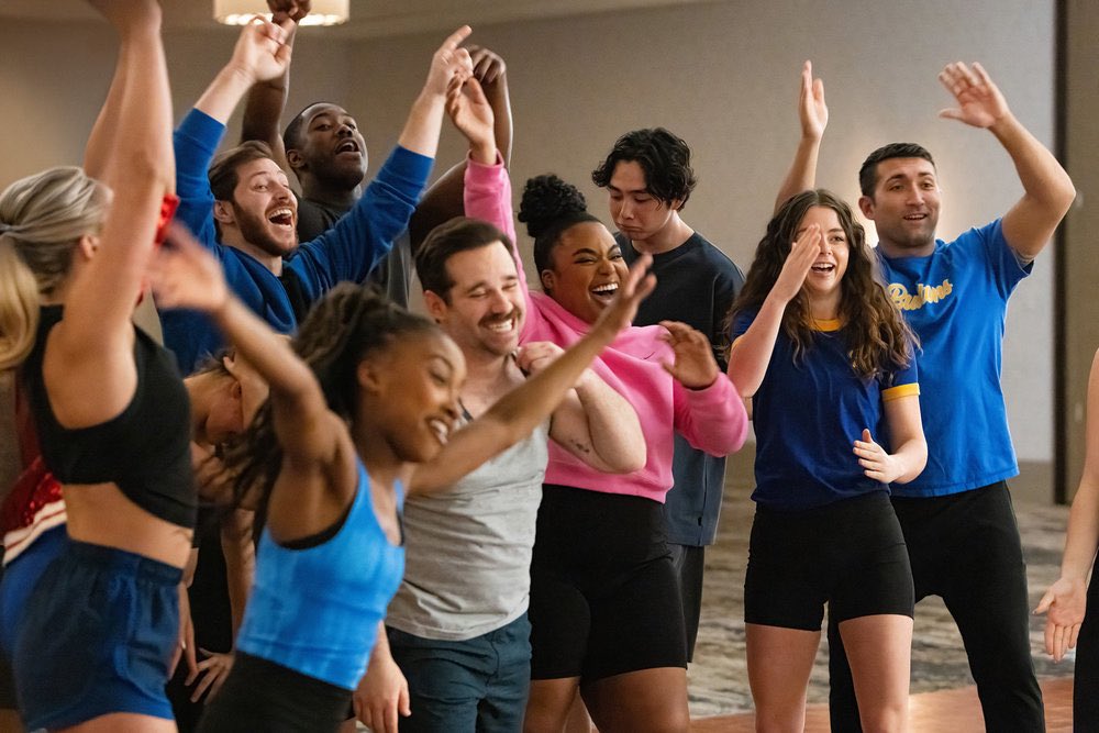 Stumble on NBC tweet media