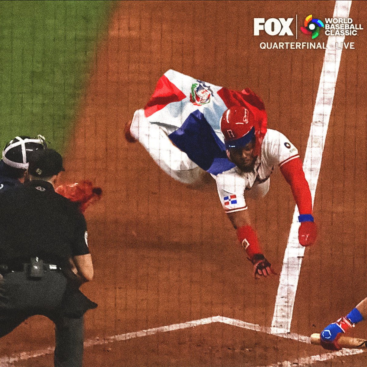 The Dominican Republic sliding into the WBC semifinals like
