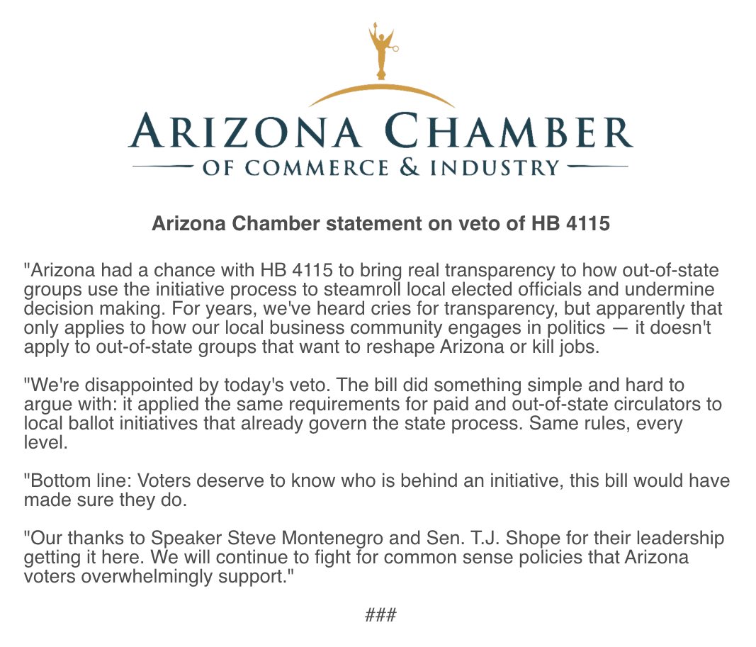 Arizona Chamber tweet media