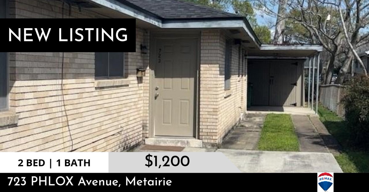 Donna4Home's tweet photo. 📍 New Listing 📍 Take a look at this fantastic new property that just hit the market located at 723 Phlox Avenue in Metairie. Reach out here or at (504) 838-7649 for more information https://t.co/adEkqyz1Qc https://t.co/oeyM6labJB