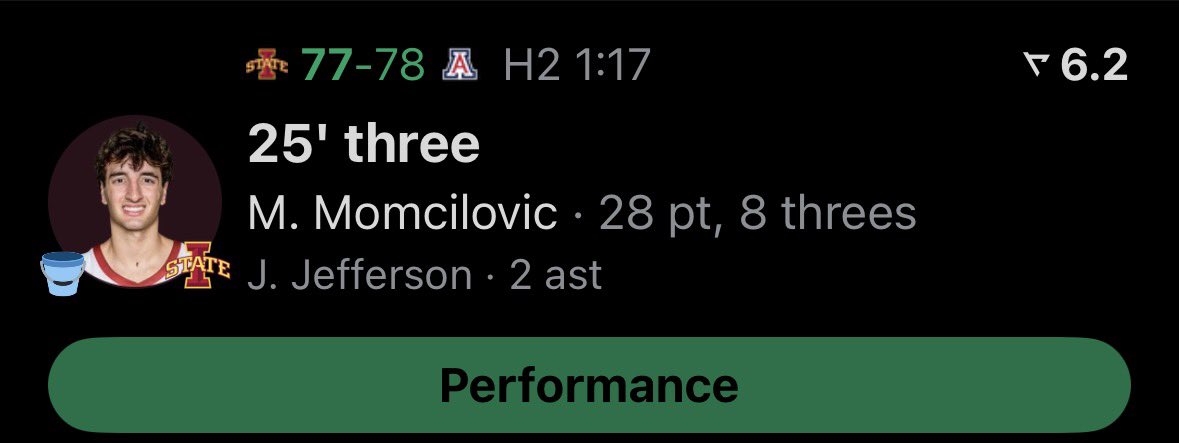 connor_fuxa's tweet image. MILAN MOMCILOVIC ARE YOU SERIOUS

8-14 from 3 😳 he can’t miss