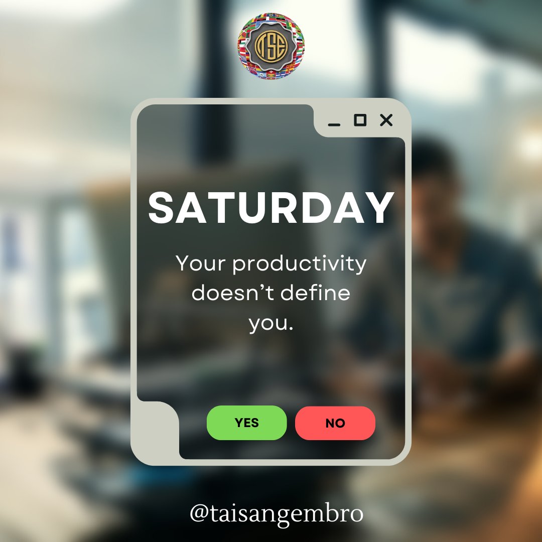 TaisangAE's tweet photo. 🌟 Happy Saturday! 🌟
Remember, your worth isn’t measured by how much you do. Take a moment to rest, recharge, and enjoy life — you’re more than your productivity. ✨💛
#taisang #embroidery #samedi #weekend #EmbroideryMachineSpecial #EmbroideryMachinePromo #MachineEmbroideryShop https://t.co/wscled1e6D