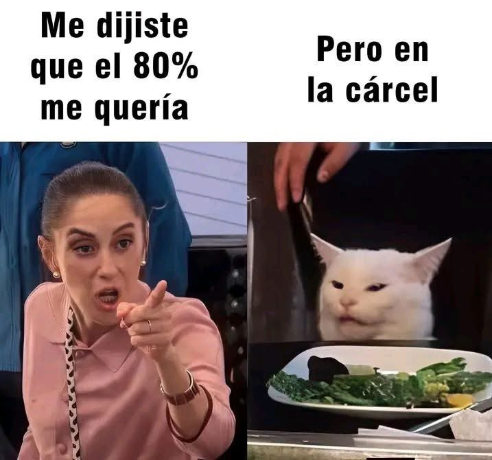 El 80% de los mexicanos quieren a la presidenta...