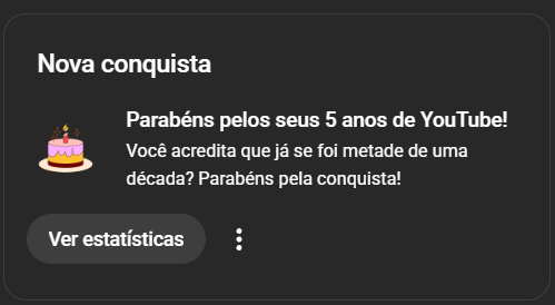 Fazem 5 anos que eu crio conteúdo de RPG.

Ia fazer uma live especial hoje, mas como tô doente tive que repousar :(

Mas semana que vem é meu niver e vou fazer uma live especial pra juntar essas 2 ocasiões

OBRIGADO por permitirem que eu trampe com o que eu amo

é só o começo. 💜
