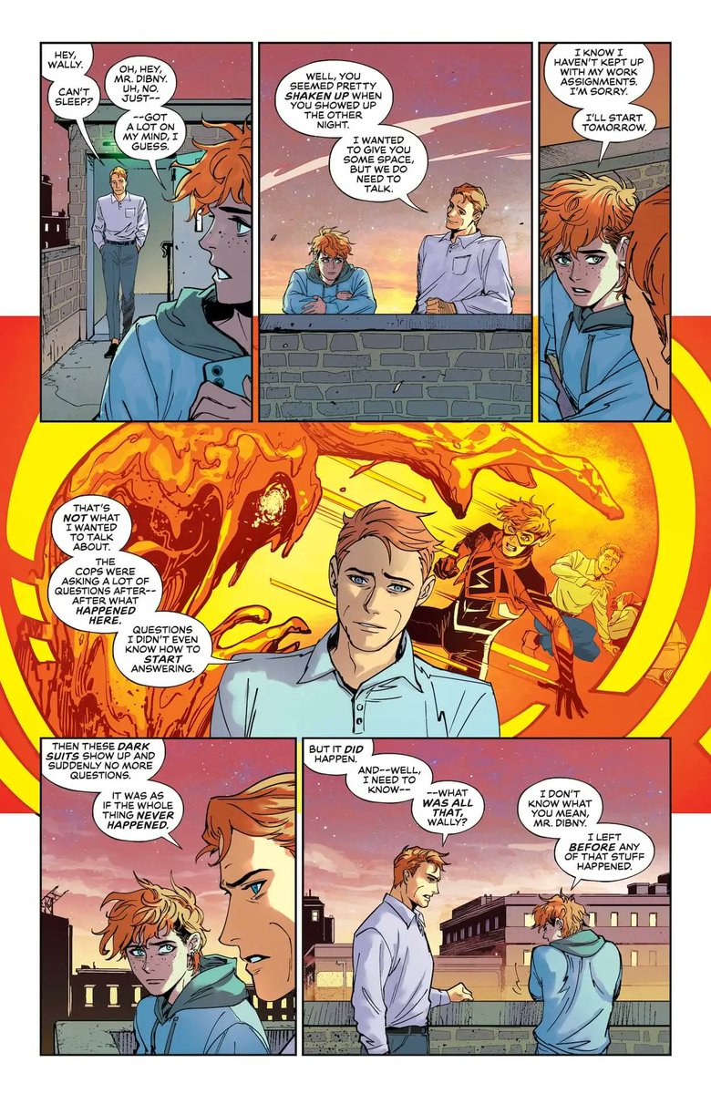 hainingart's tweet image. Absolute Flash #13 preview pages are here! Out next week.⚡️⚡️⚡️

Writer: Jeff Lemire
Artist: Yours truly
Color: @fxstudiocolor
Letters: Tom Napolitano

#AbsoluteFlash #WallyWest #DCAllIn #DCComics