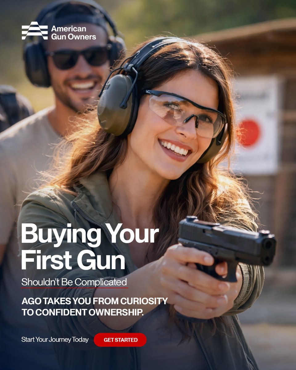 a_gunowner's tweet photo. AGO takes you from curiosity to confident ownership π―
Get matched with the right gun kit for you β link in bio.
#FirstTimeGunOwner #confidence #GunOwners #2ACommunity #2A #FirearmEducation #GunTraining #RangeDay #SelfDefenseTools #ConfidentCarry #training #AmericanGunOwners #AGO