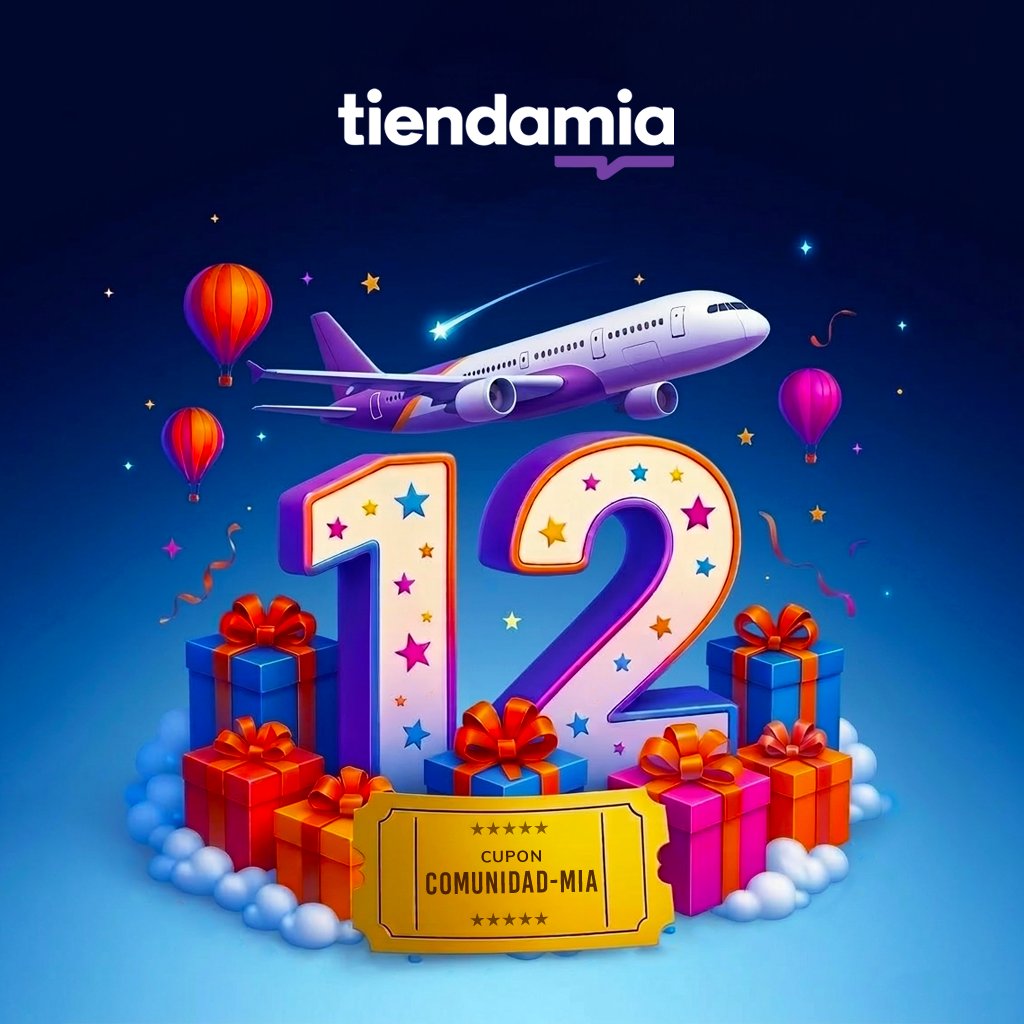 CuponTiendaMia's tweet photo. 🥳 ¡Festejá el 12° Aniversario de #TiendaMia con ofertas hasta 50% OFF + EXTRAS! 🎂
🎁 Usa el Cupón: COMUNIDAD-MIA y obtén el mejor descuento!
🇺🇾 https://t.co/iJLgan2sjH
🇵🇪 https://t.co/NDEC9tkzVR
🇦🇷 https://t.co/FVK3AyGVdD
🇪🇨 https://t.co/2j8j05M3b6
🇨🇷 https://t.co/jB3J7jvFpa