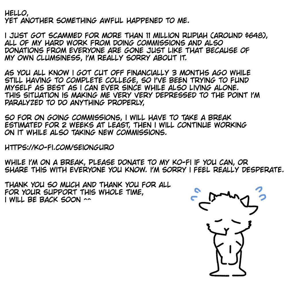 mbek / さぎ @ on a break tweet media