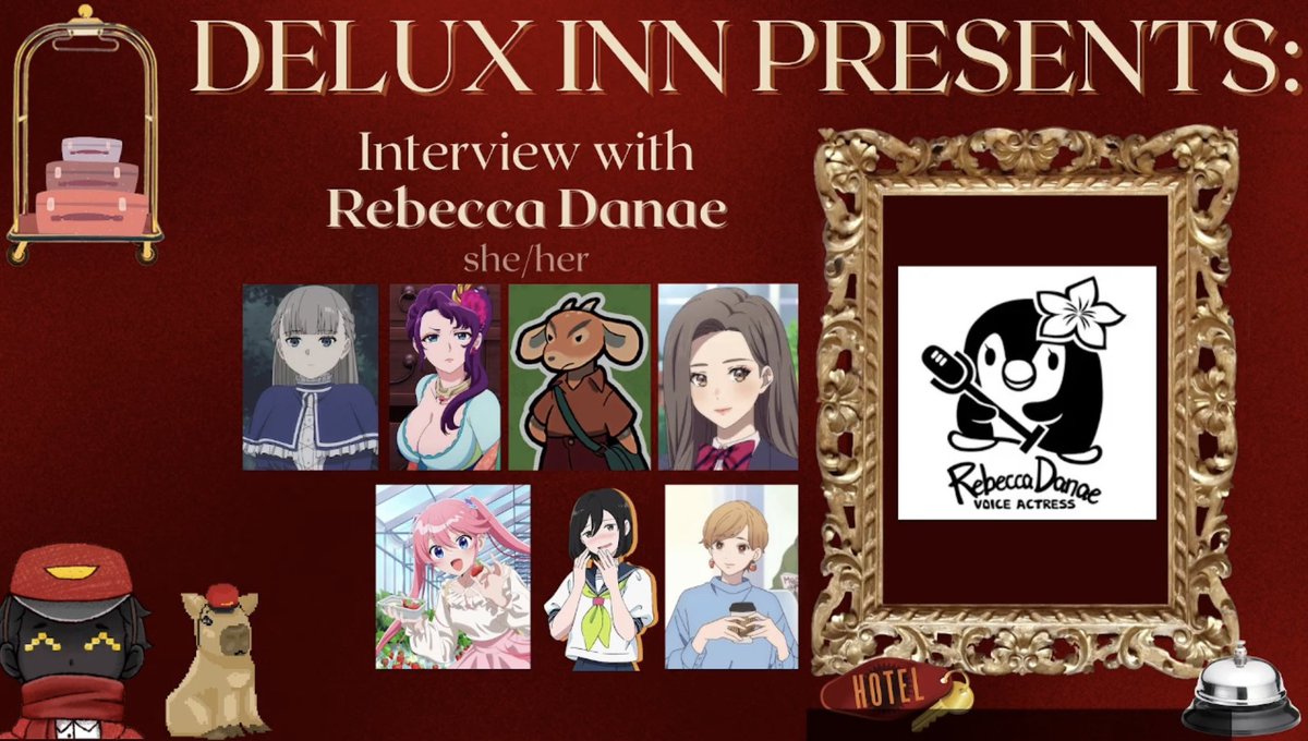 ✨ Did a fun voice acting interview with DeLuxInnVODs! 🎉 I really enjoyed getting to share my personal experiences with the amazing characters I have the honor of voicing~ 💖 Be sure to check it out! 🙌

Link: youtu.be/elWcwo9r5SY?si…