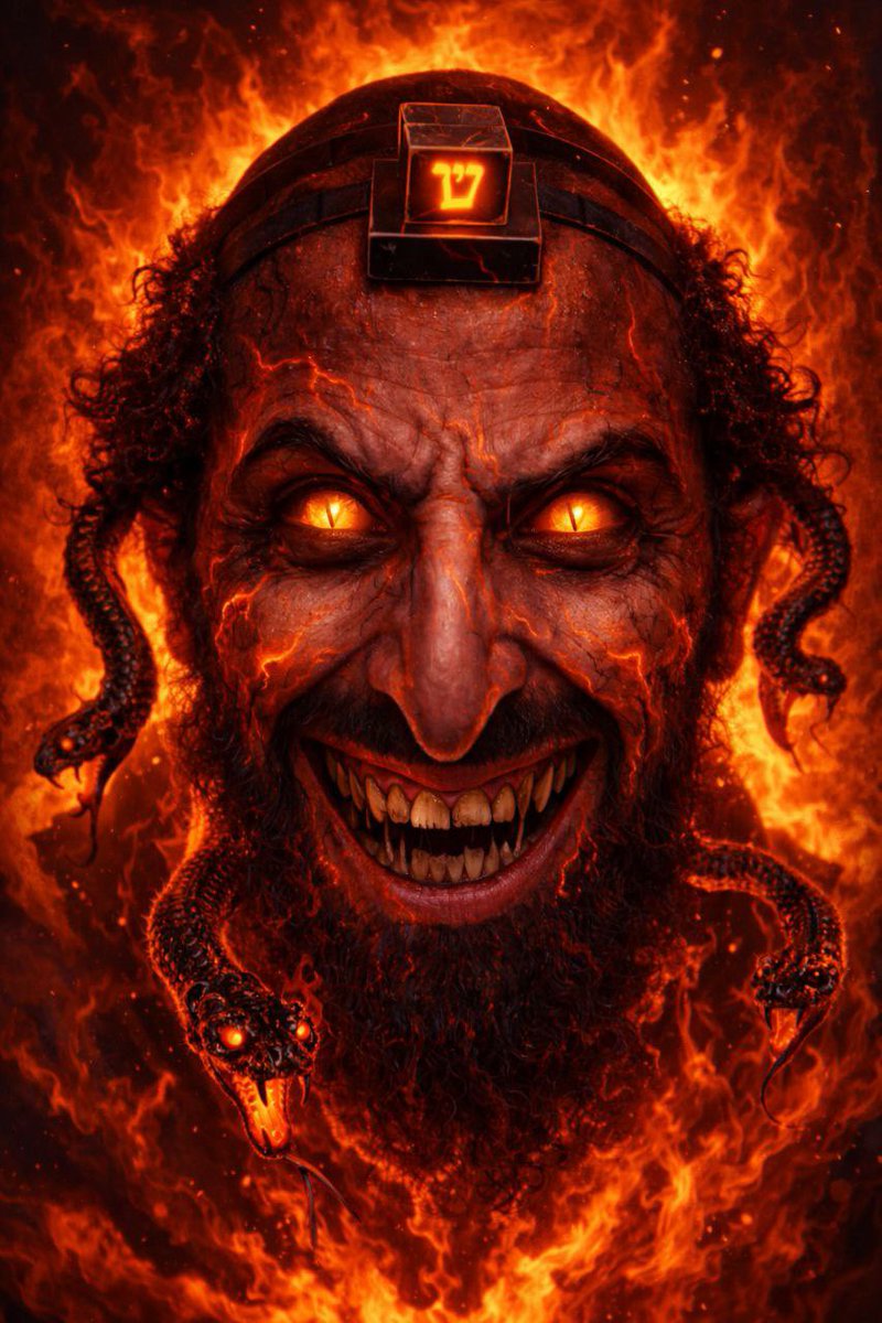 Los cerdos judíos inventaron a su dios pero no tuvieron necesidad de inventar al diablo porque son ellos mismos 😟