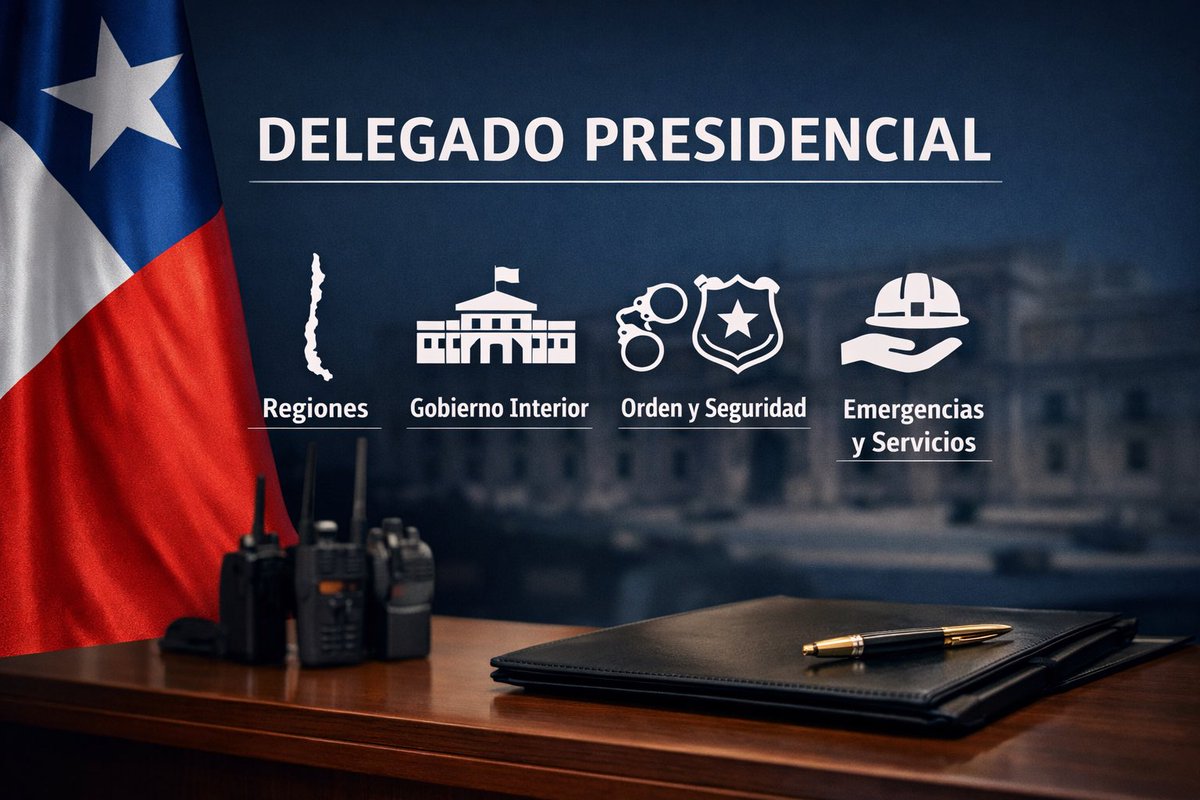 13/3/2026 #ALERTA | 🔴 Gobierno de José Antonio Kast revela la nómina completa de Delegados Presidenciales Provinciales (56 en total). Perfiles del sector público y privado ya asumen funciones en todo el país.

Desde Arica hasta Magallanes: revisa la lista detallada por región 👇