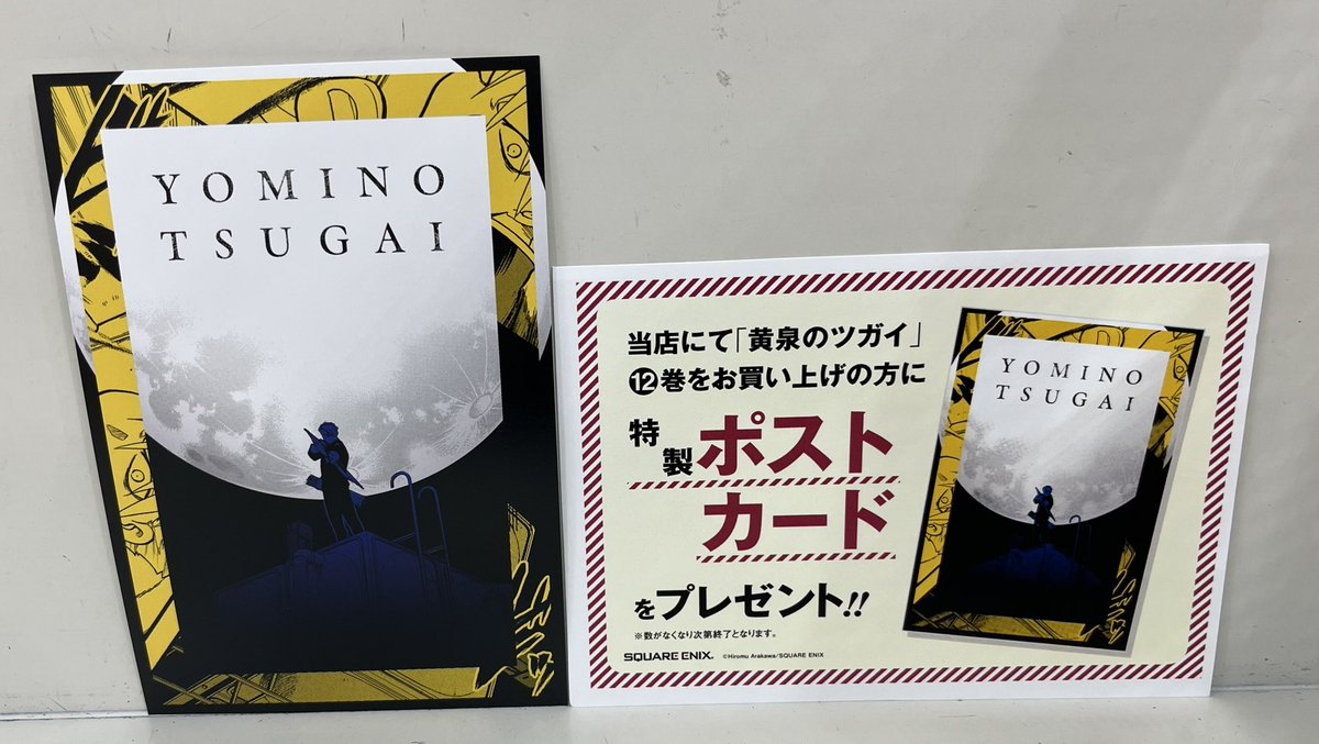 【本日入荷‼︎】
#黄泉のツガイ　12
当店にて特典を配布中です♪
数量限定ですので、お早めにお買い求めください！
#アリオ札幌
