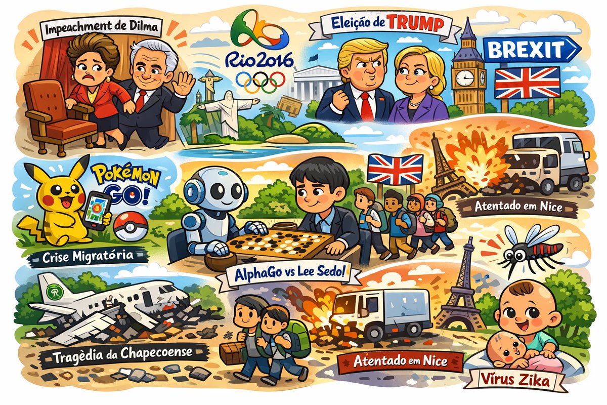 estounobrasil's tweet photo. O ano de 2016 em um desenho https://t.co/TnLwuXdtLD