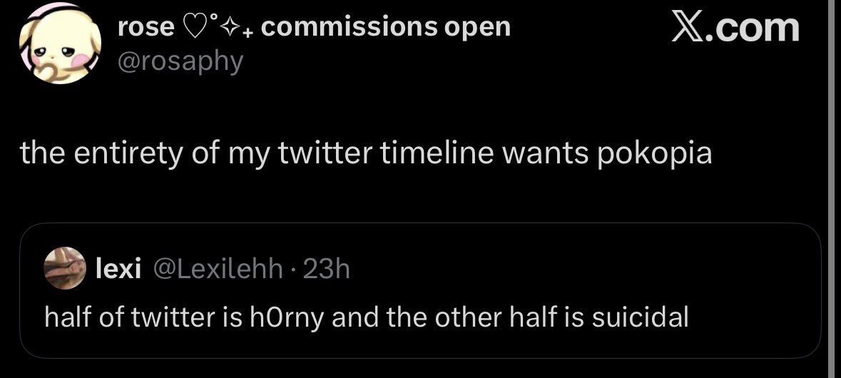 my twitter tl has all three of these