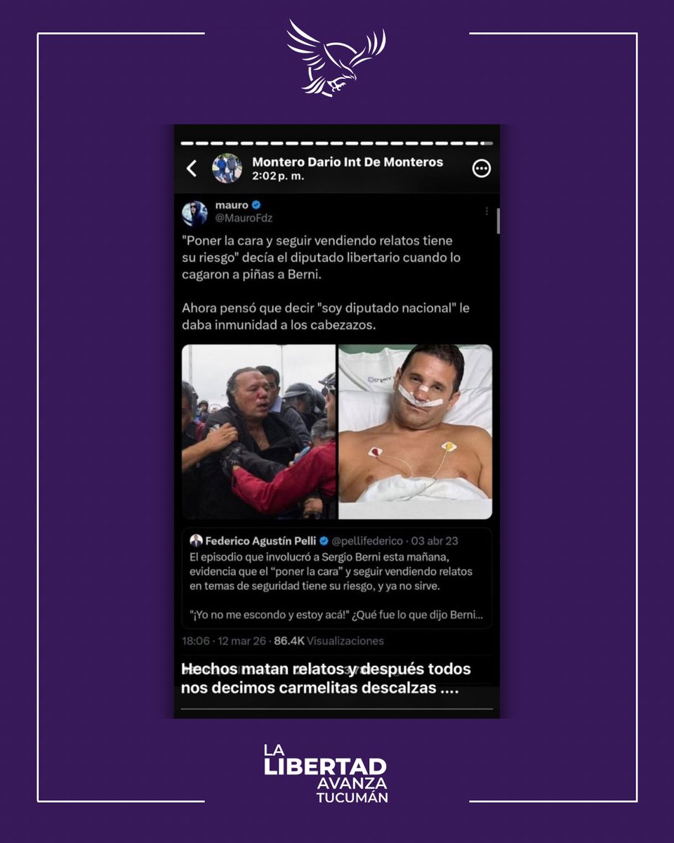 La Libertad Avanza Tucumán tweet media