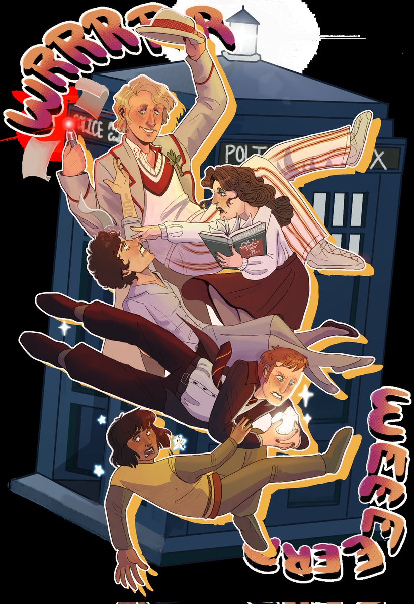 Squiddagle's tweet photo. Wasn't sure if I've posted this here! I hope to print it one day and get it signed by the crew! Would be such a dream! 🥹💙💙 I love Doctor who so much <3<3 https://t.co/Z3pkDvwVmp