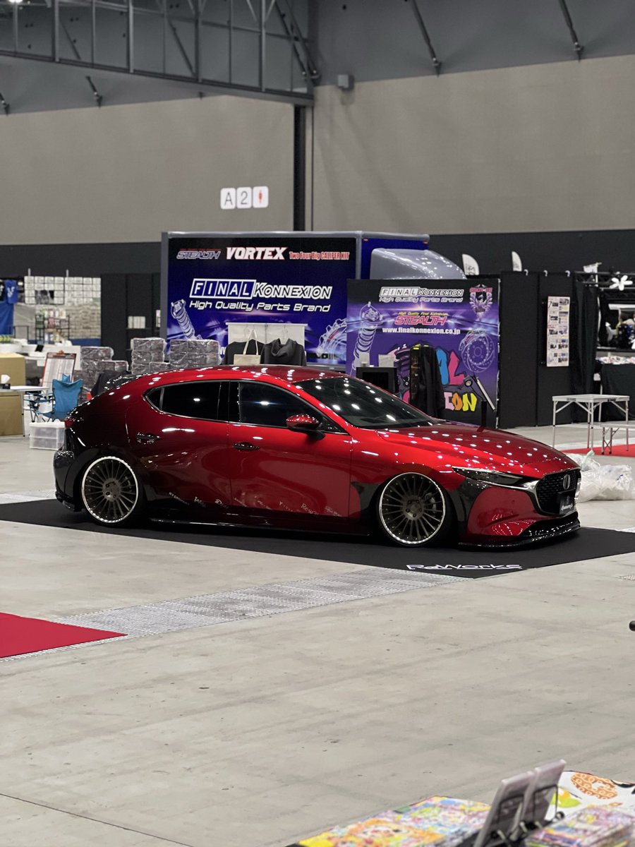 reworks_toyama's tweet photo. 今日と明日、ポートメッセなごや第一号館で開催される@nagoyaautofes に、車両展示しております！
みんな遊びにきてね！
チケット必要なのでお忘れなく！ https://t.co/rjfnoOS4I7