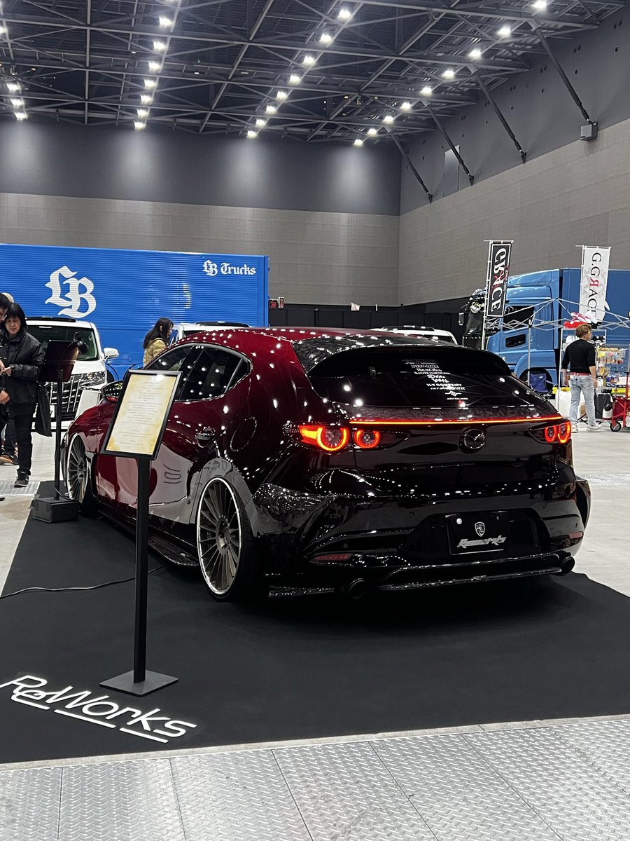 reworks_toyama's tweet photo. 今日と明日、ポートメッセなごや第一号館で開催される@nagoyaautofes に、車両展示しております！
みんな遊びにきてね！
チケット必要なのでお忘れなく！ https://t.co/rjfnoOS4I7