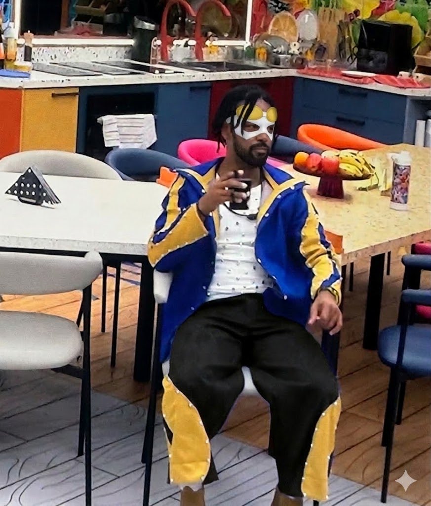 Boneco vendo Ana Paula entrar no confessionário pra reclamar do vestido dado pela produção #BBB26