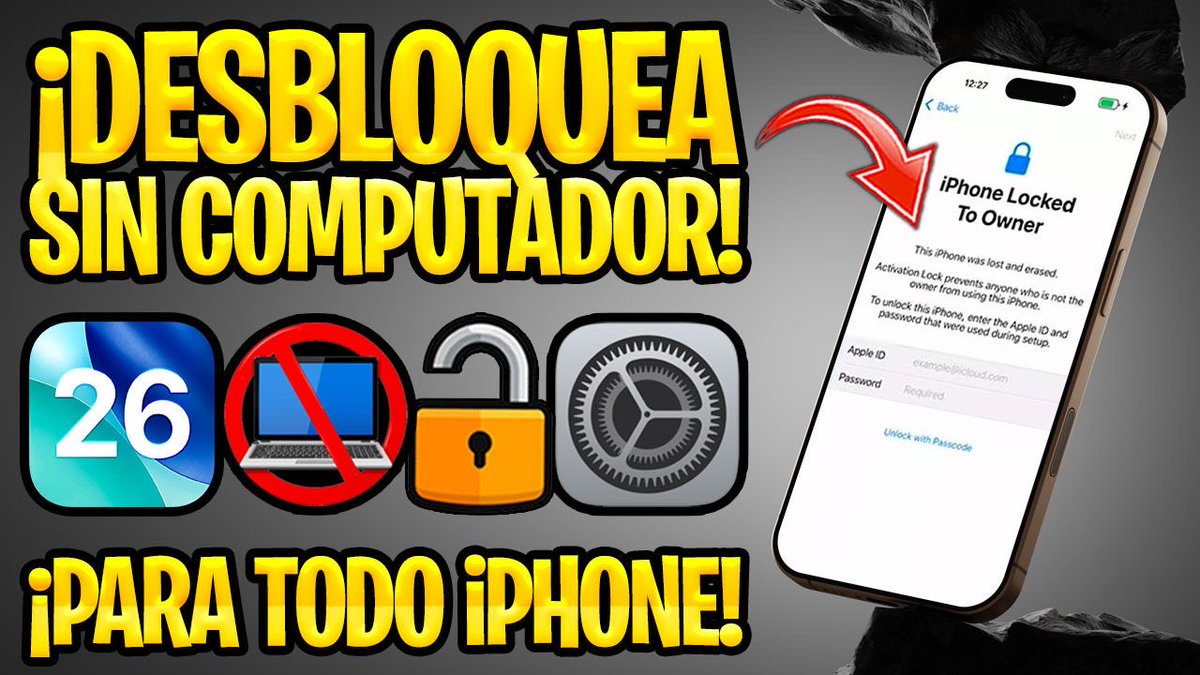 🤔 ¿Desbloquear un iPhone sin contraseña y sin computador?

Internet promete soluciones mágicas… pero casi nunca funcionan ❌

Aquí verás qué métodos son reales, sus límites y qué hacer cuando necesitas una solución efectiva.

VER VIDEO 🎥 youtu.be/Iu9oiiNg0Rc