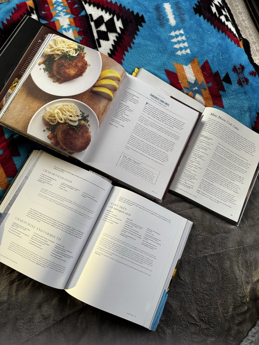 Crab cakes on the horizon! One of those times buying cook books is very rewarding!