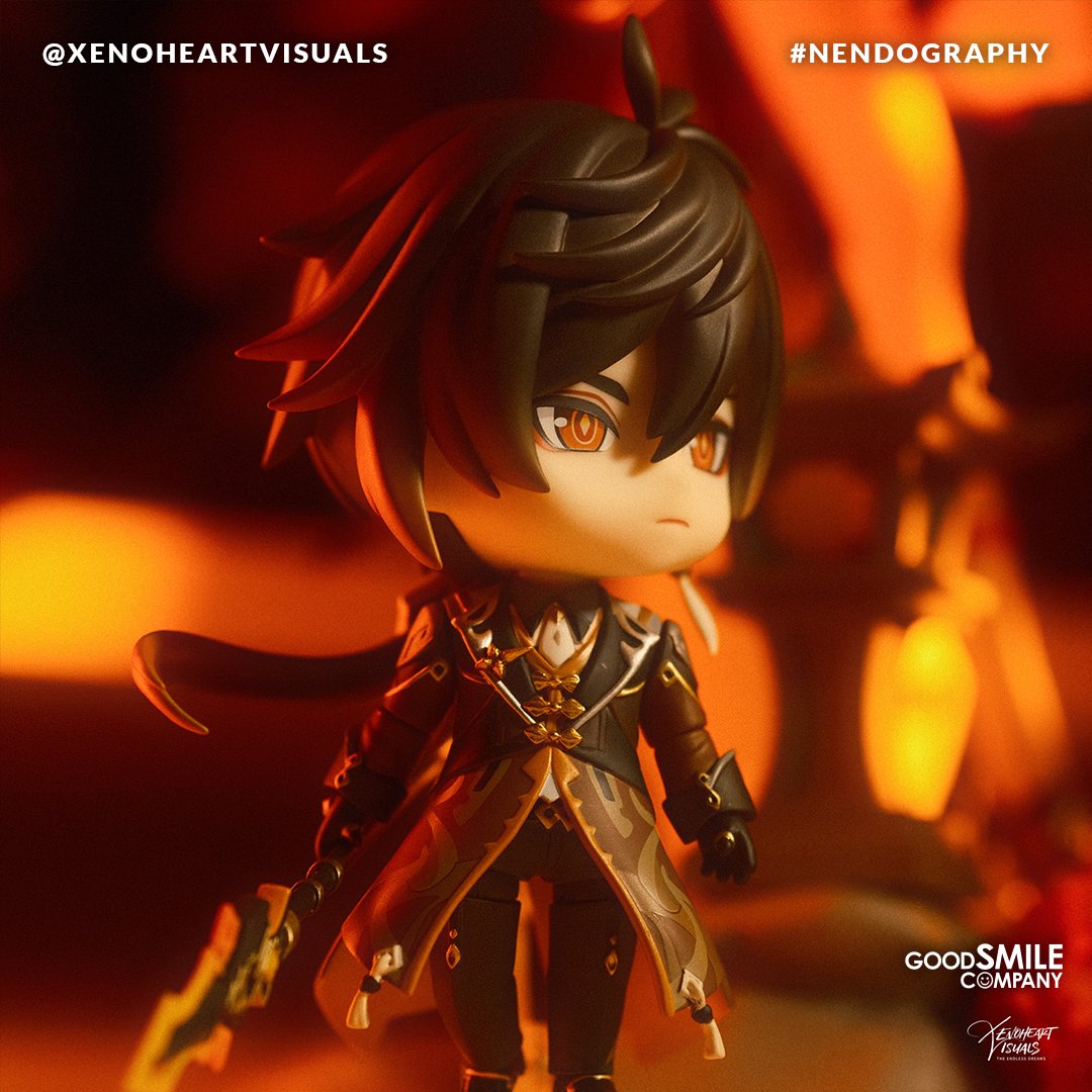 GoodSmile_US's tweet photo. The heavens fall at his command! Nendoroid Zhongli manifests his divine authority, reminding all that the mountains themselves bow to his unbreakable will. Thank you for this stunning pic, @xenoartoriaff14!

#Nendography for a chance to be featured!

#GenshinImpact  #goodsmile https://t.co/M3ARLonQnp