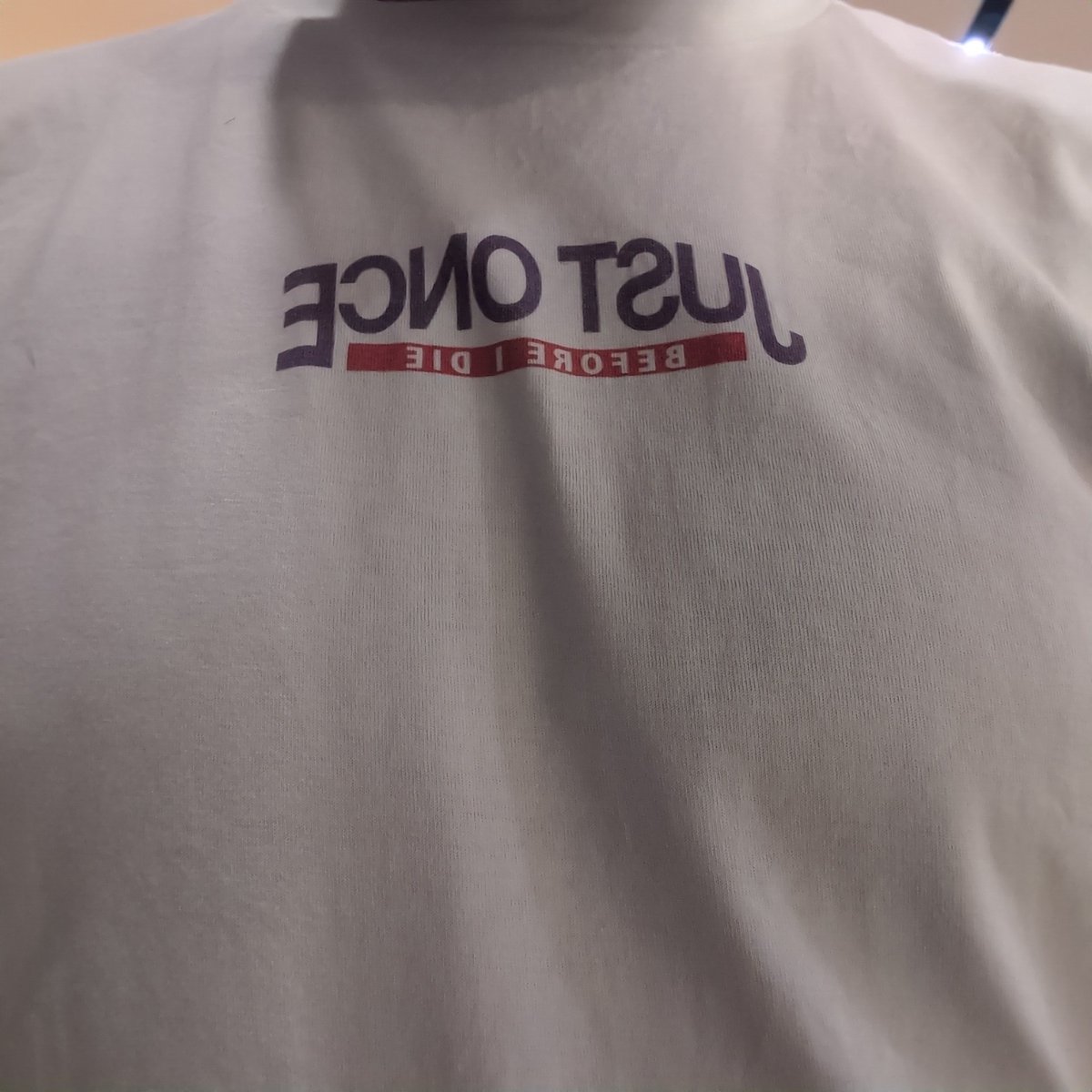 JoshTK's tweet photo. @buena38 Haha my shirt for today's attendance at GMHBA! https://t.co/eLyBD7laKg