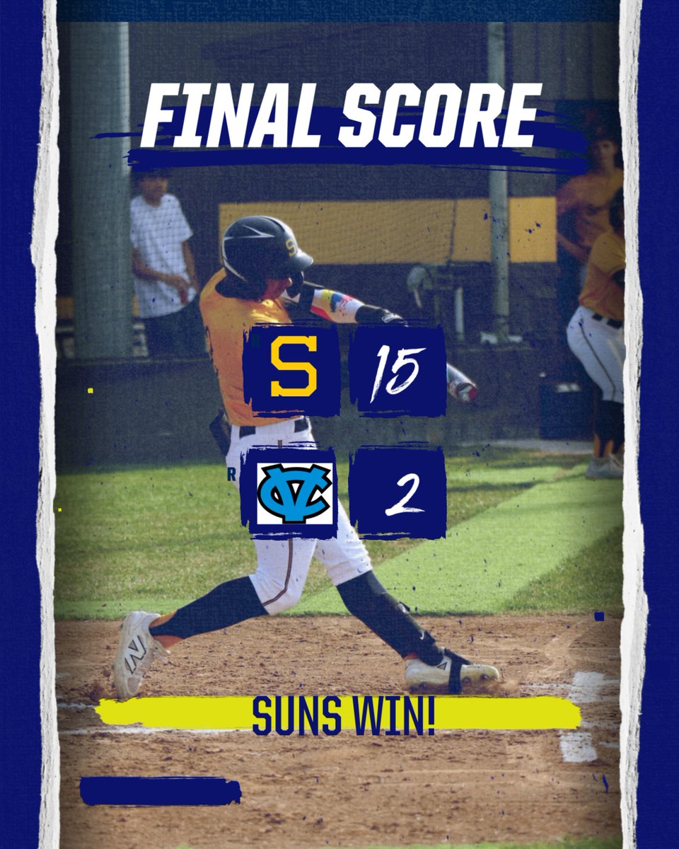 Suns win their Home opener vs Central Valler. Leomar Gonzalez hits a Grand Slam to end the game.