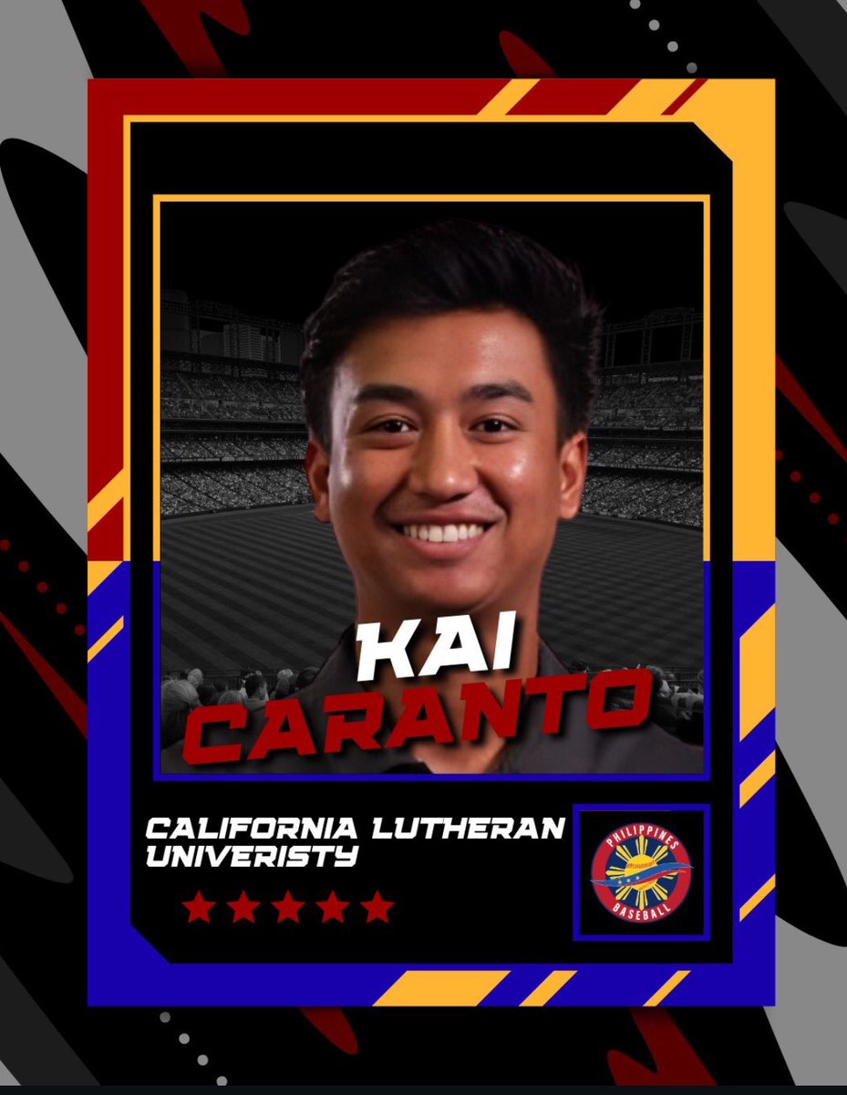 Philippinesbsbl's tweet photo. Kai Caranto, infielder
@CLUBaseball 
Junior https://t.co/QzbEx4SqSQ