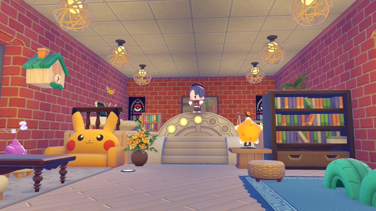 playpizzeria's tweet photo. 内装
うすチュウ＆ピチュー＆エレズン＆デデンネの家 https://t.co/dBsJheyL5F