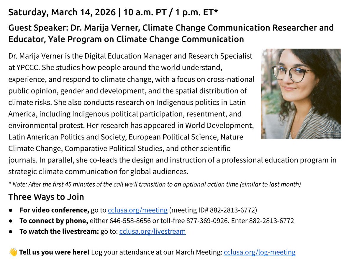 Boulder, CO Citizens' Climate Lobby tweet media