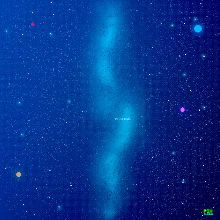Art of the Day! "blue pixel nebula". Buy at: ArtPal.com/pixiglobal27?i…