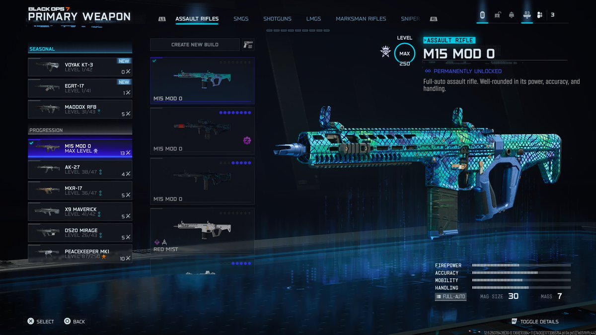 1AMZO6's tweet photo. First prestige master weapon: M15 Mod 0

Will try getting "Touch Grass" calling card during other grinds! 1/30 ✨

#gaming - #games - #gamer - #fps - #shooter #CallofDuty - #cod - #blackops - #BlackOps7 #bo7 - #challenge - #challenges -  #Grind - #level - #prestige #callingcard https://t.co/5zxPVv8Cz9