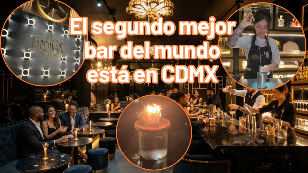 GoodNewsCntral's tweet photo. El segundo mejor bar del mundo está en CDMX. 🍸

Visitamos Handshake Speakeasy, famoso por su mixología innovadora y su ambiente elegante dentro del hotel NH en la Colonia Juárez.

Aquí te mostramos el recorrido completo 👇
https://t.co/dQGhbN8CVp https://t.co/GFP5vWMnYo