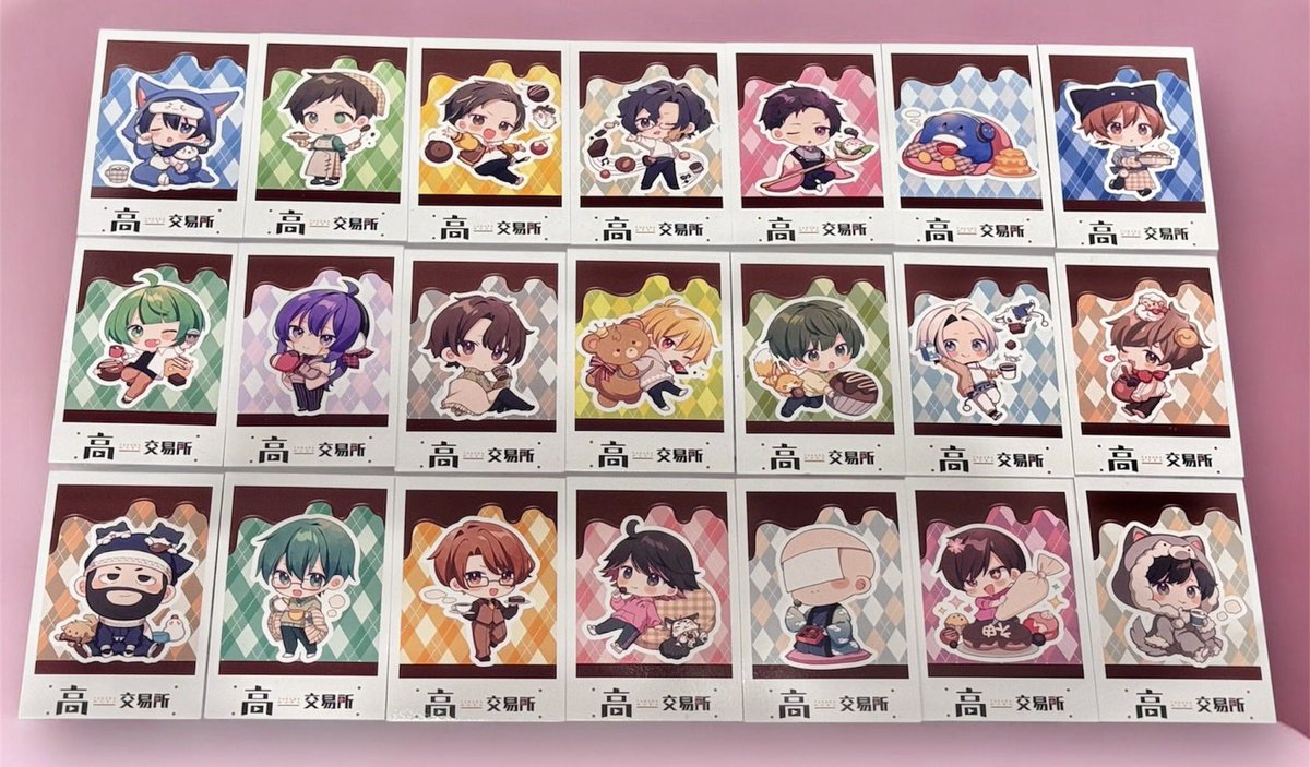 チェキ風トレカ(バレンタインver.) 本日再入荷いたしました🍫💖 こちら