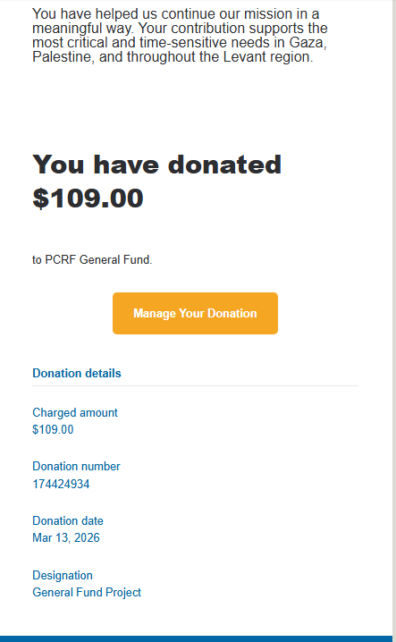 pitlessball's tweet photo. I kind of forgot that twitter does not track the indiviudal earnings of videos. donated my last 2 weeks to PCRF to compensate and when I post my tiktok video I will check back in. Free Palestine❤️ https://t.co/XaEOd8wYhH