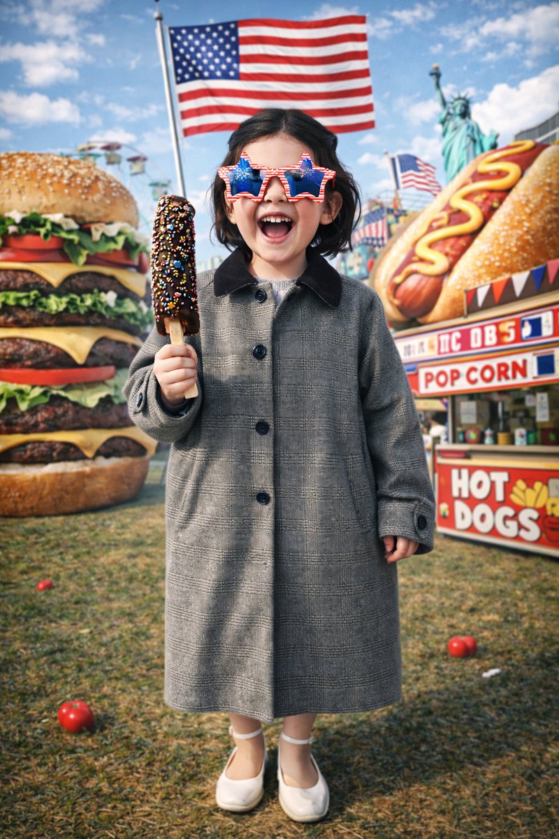 京都南丹市にて、、

衣装にコートを羽織って
屋台を楽しんでいたのですが…🍫🍌

私はね。グレースケリーだと思うんです。
この、ちょっと地味なコートから覗く足首と靴の感じが！
良い感じに50年代の女優みたいって。

なのに、それなのに、
楓さん（<a href="/kaede____yade/">皆川楓</a> ）にはアメリカの子供だと…🥺