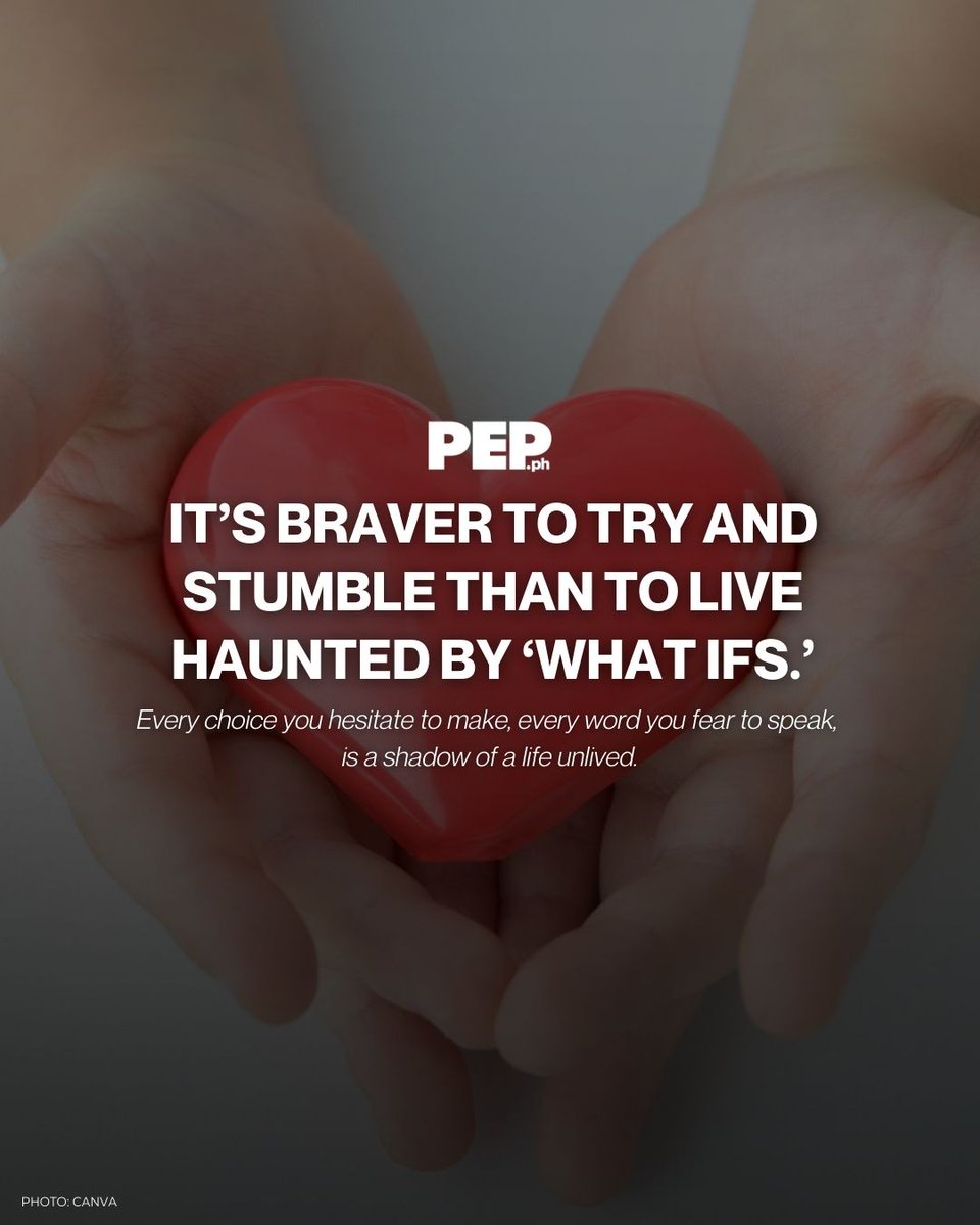 PEPalerts's tweet photo. Take the leap, face the truth, and dare to live boldly. Courage is always stronger than regret. 🩷
#TrueConfessionsDay #CourageOverFear #PEPInspires https://t.co/8mug0ze7Ov
