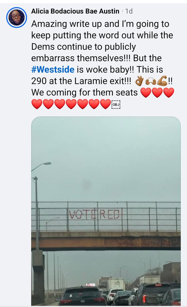 Dannic44's tweet image. Love it when we get these comments under our post.

@FlipChicagoRed
#VoteRed