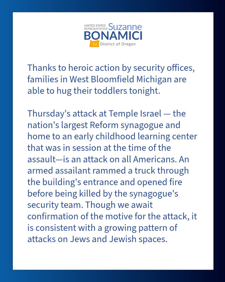 Suzanne Bonamici tweet media