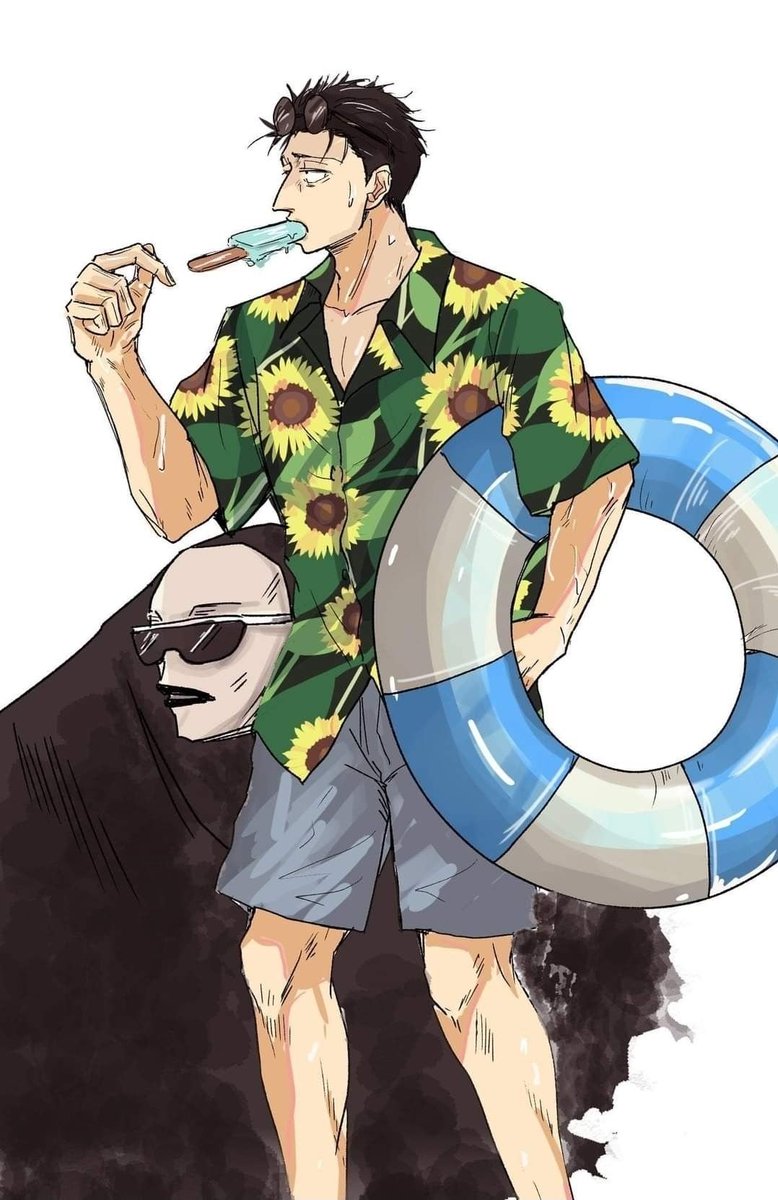 shokoieiris2's tweet photo. He seemed cuter every day . Was that even possible ? )

I think you're going to look really good in this .... a real cat .

( Shoko stood up and handed him the neatly folded clothes , the printed short sleeved shirt and the shorts . So beachy … perfectly for a party in Hawaii ) https://t.co/CVyIuo0rHl