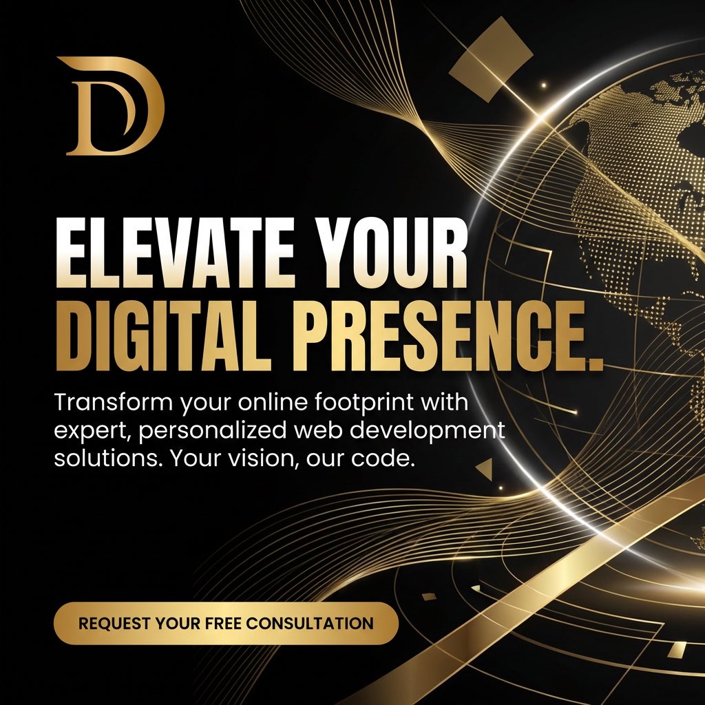 Your vision. Our code. 🚀

At Destiny's Designs, we transform online footprints into powerful digital experiences. Whether you're a startup ready to launch or an established brand ready to scale, we bring Fortune 500-level expertise to every project.
DestinyDesign.co