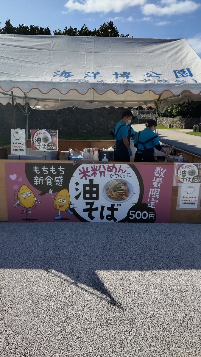 okishoku's tweet photo. 米粉めんで作った油そば🍜
米粉豆腐ドーナツ🍩
販売してます😊

3月14日・15日の2日間
海洋博公園おきなわ郷土村で
もとぶの食と文化フェスタ「もとぶまーさん堂」開催中❗️

天気も良いので
皆さんのお越しをお待ちしてます✨ https://t.co/ah84flCXX7